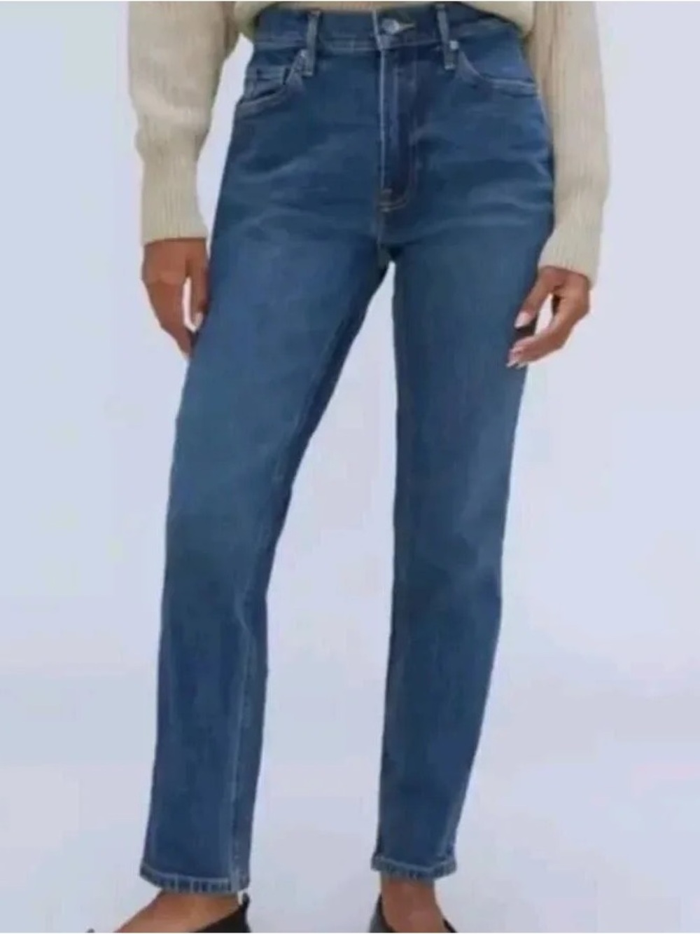 Everlane The Original Cheeky Jean Organic Cotton Medium Wash Size 26